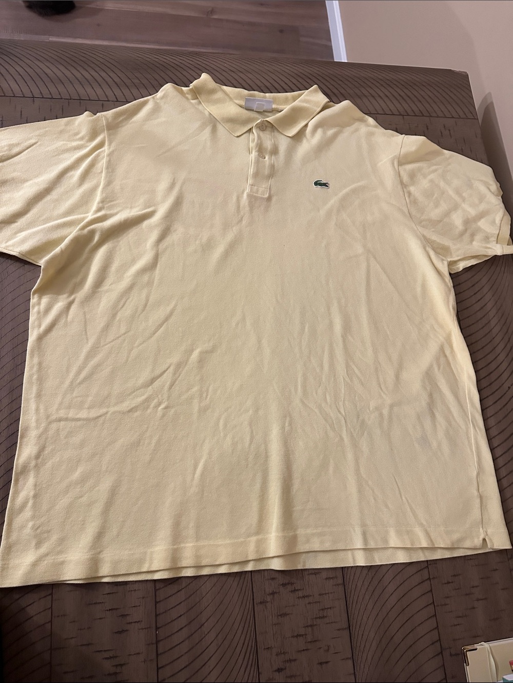 Lacoste Light Yellow 3XLT Polo